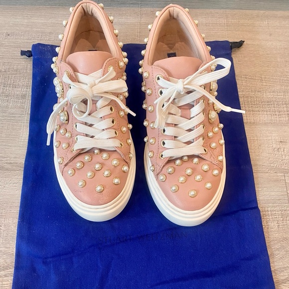 Stuart Weitzman Pearline Sneakers, Size 5.5 - Picture 3 of 8